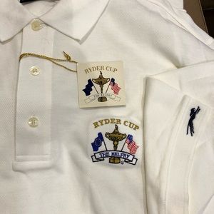 NWT! Slazenger Men's XL - 2001 Ryder Cup The Belfry Polo Golf Shirt